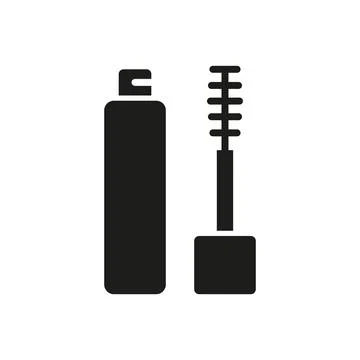 Mascara beauty make up icon vector basic design イラスト素材