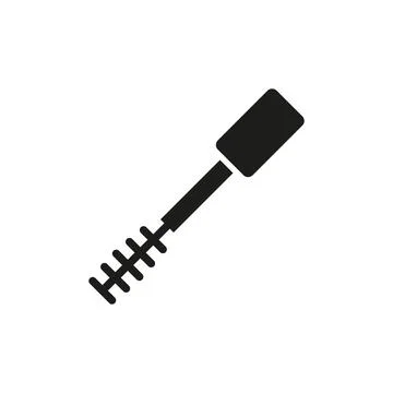 Mascara beauty make up icon vector basic design Stock Illustration