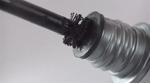 Mascara Brush Turning Macro Stock-Footage 44720824