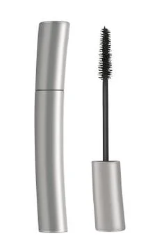 Mascara isolated on white with clipping path Stock Illustration
