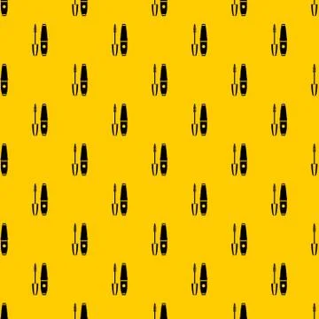 Mascara, mascara brush pattern vector Illustrazione stock