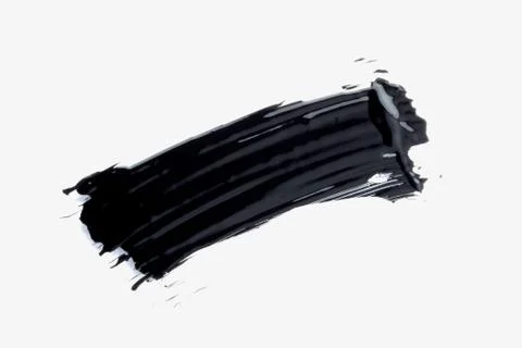 Mascara texture with white background Stock Photos