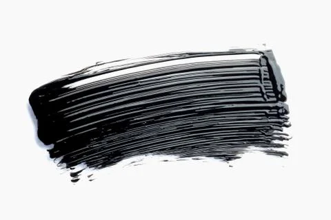 Mascara texture with white background Stock Photos