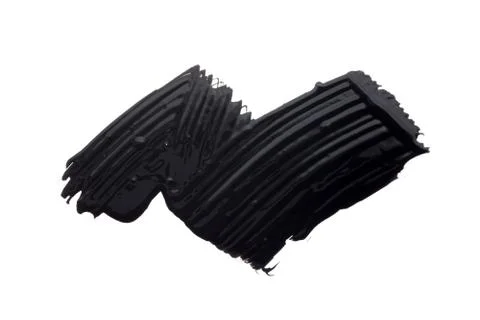 Mascara texture with white background Stock Photos