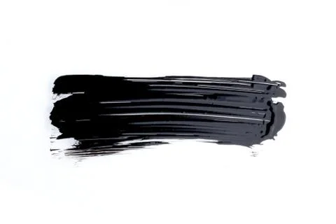 Mascara texture with white background Stock Photos