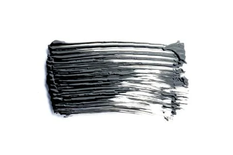 Mascara texture with white background Stock Photos