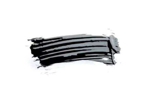Mascara texture with white background Stock Photos