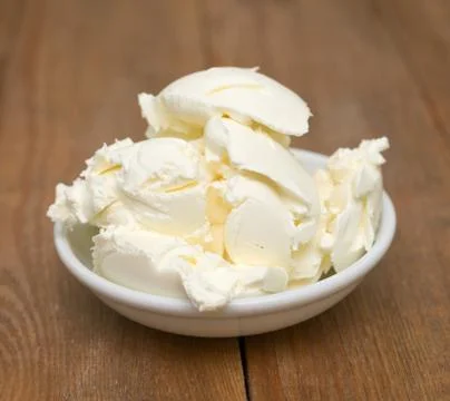 Mascarpone cheese Stock Photos