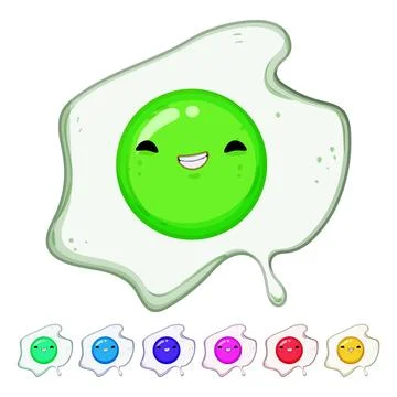 Mascot egg character cartoon vector graphic Stock Illustration
