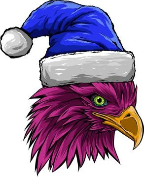 Mascot Head of an Eagle vector illustration design 库存插图