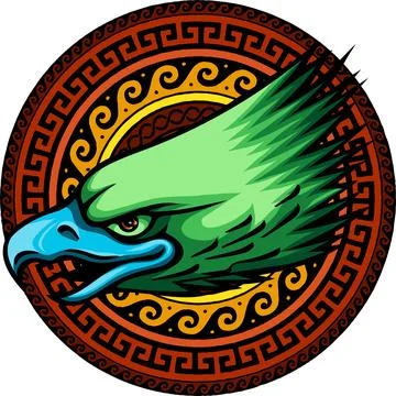 Mascot Head of an Eagle vector illustration design 库存插图