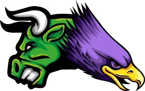 Mascot Head of an Eagle vector illustration design 库存插图
