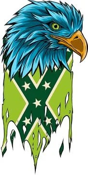 Mascot Head of an Eagle vector illustration design Illustrazione stock