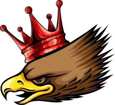 Mascot Head of an Eagle vector illustration design Illustrazione stock