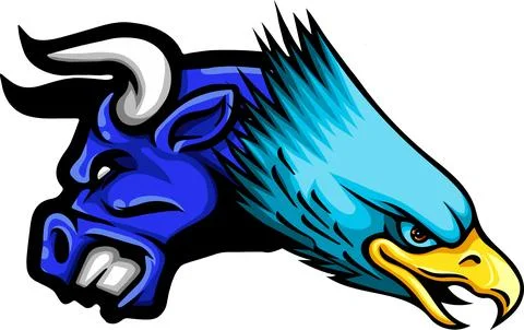Mascot Head of an Eagle vector illustration design Stock Illustration