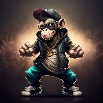 Mascot Monkey Stock Illustration