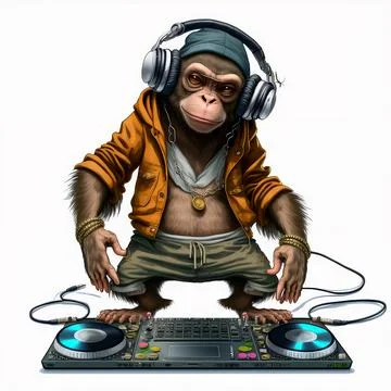 Mascot Monkey Stock Illustration