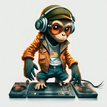 Mascot Monkey Stock Illustration