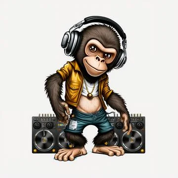 Mascot Monkey Stock Illustration