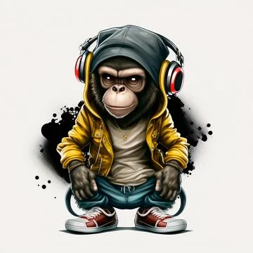 Mascot Monkey Stock Illustration