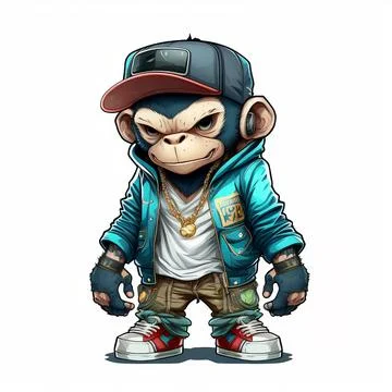 Mascot Monkey Stock Illustration