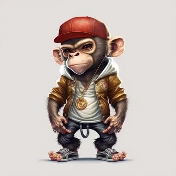 Mascot Monkey Stock Illustration