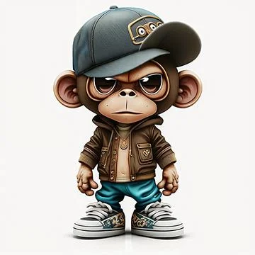 Mascot Monkey Stock Illustration