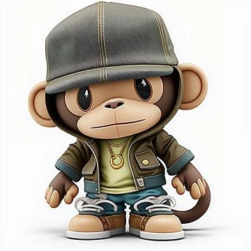 Mascot Monkey Stock Illustration