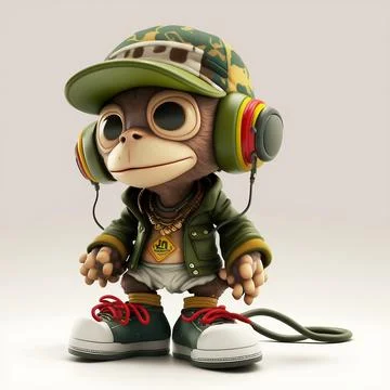 Mascot Monkey Stock Illustration