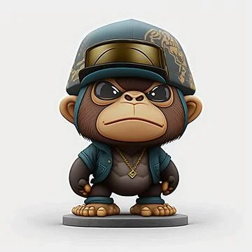 Mascot Monkey Stock Illustration