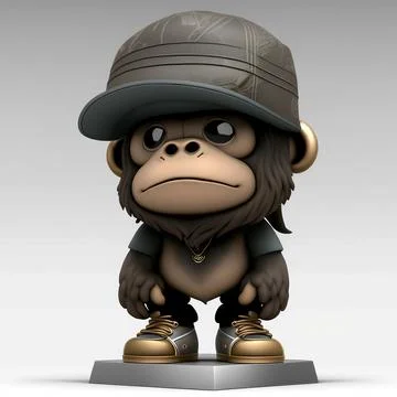 Mascot Monkey Stock Illustration