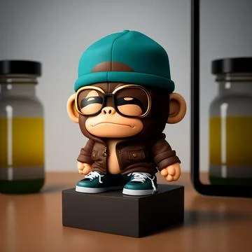 Mascot Monkey Stock Illustration