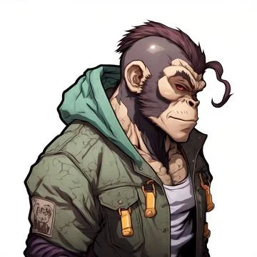 Mascot Monkey Stock Illustration