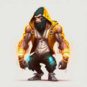 Mascot Monkey Stock Illustration