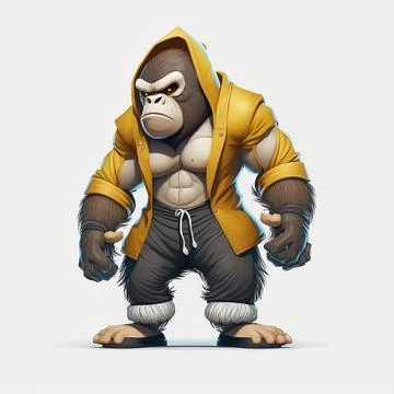 Mascot Monkey Stock Illustration