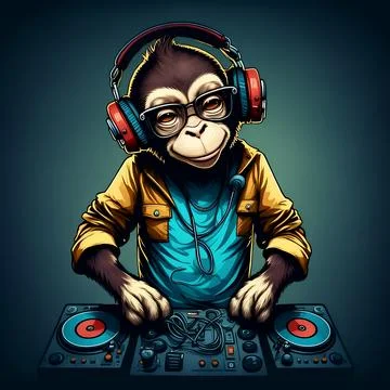 Mascot Monkey Stock Illustration