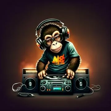 Mascot Monkey Stock Illustration