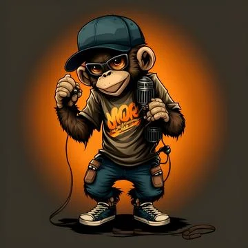 Mascot Monkey Stock Illustration