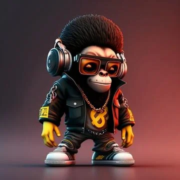 Mascot Monkey Stock Illustration