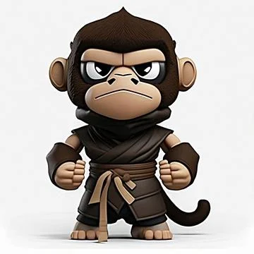 Mascot Monkey Stock Illustration