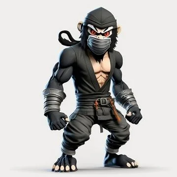 Mascot Monkey Stock Illustration