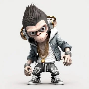 Mascot Monkey Stock Illustration