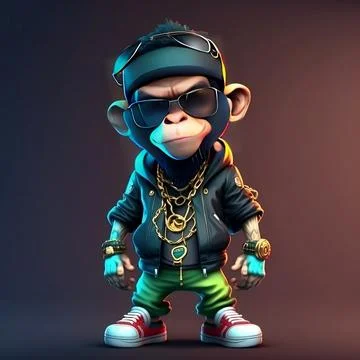 Mascot Monkey Stock Illustration