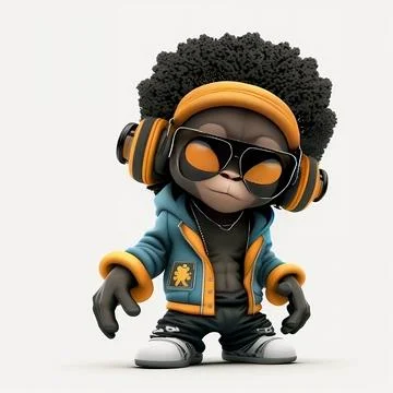 Mascot Monkey Stock Illustration