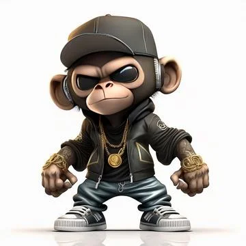 Mascot Monkey Stock Illustration