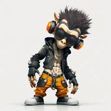 Mascot Monkey Stock Illustration