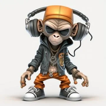 Mascot Monkey Stock Illustration