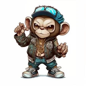 Mascot Monkey Stock Illustration