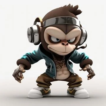 Mascot Monkey Stock Illustration