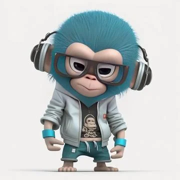 Mascot Monkey Stock Illustration